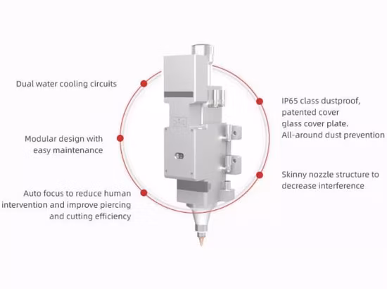 Máquina automática de corte a laser de fibra de corte a laser de alta velocidade 1kw-6kw para chapa de cobre de alumínio de aço inoxidável suave ou tubo de tubo para venda